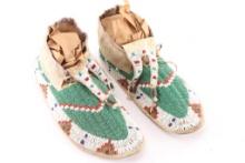Sioux Beaded Moccasins.