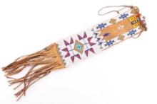 Plains Indian Beaded Pipe Bag.