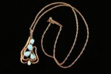 Beautiful Opal Necklace & Earrings.