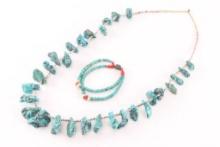 Bisbee Turquoise Beaded Necklace