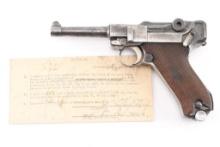 Mauser P.08 S/42 G Date 9mm Luger