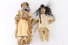 Lot of 2 Sioux Indian Dolls