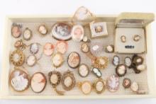 Lot of 38 Cameos.