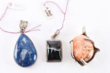 Lot of 3 Pendants.