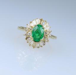 Beautiful Fine Ballerina Style Emerald