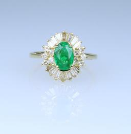 Beautiful Fine Ballerina Style Emerald