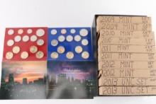 Lot of US Mint Proof Uncirculated Coin Sets