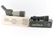 Lot of 2 Spotting Scopes.