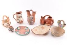 Lot of Smaller Acoma Pottery.