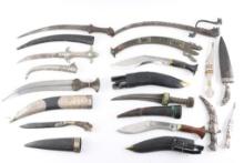 Lot of Ethnic Knives