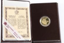 1989 $100 Canadian Gold Proof Coin