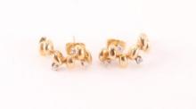 Gold & Diamond Earrings