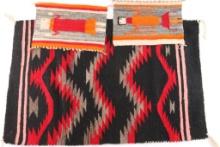 Lot of Native American Rugs.