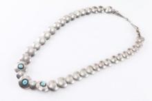 Reversible Turquoise & Coral Necklace.