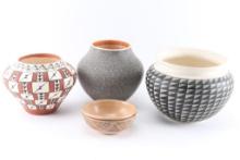 Lot of 4 Indian Pots