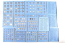 Lot of US Coins in Vintage Coin Folders