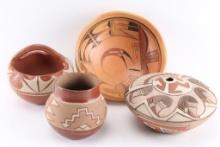 Hopi Pottery Bowl and Others.