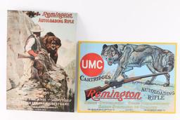 Two Remington Tin signs