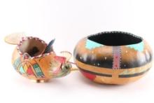 Painted Gourds.