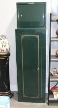 Two Green Storage Lockers.
