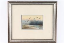 Original Watercolor on Canvas.