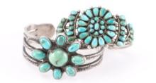 Lot of 2 Old Pawn Zuni Cuffs.