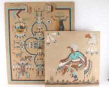 Two Large Sand Paintings.