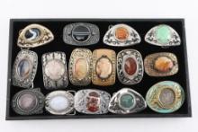 Lot of 15 Belt Buckles.