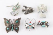 Lot of 6 Pins