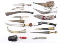 Lot of 7 Antique and 2 Modern Knives