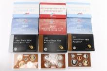 Lot of US Mint Proof Coin Sets