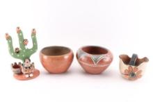 Lot of Native American Pottery.