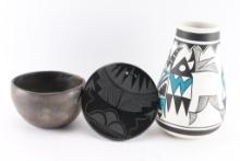 Lot of 3 Southwest Pottery Pieces.
