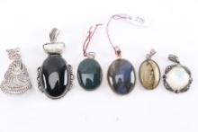 Lot of 6 Pendants.