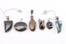Lot of 6 Pendants.