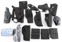 Lot of Nylon & Kydex Holsters