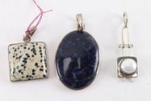 Lot of 3 Pendants.