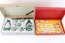 Saki Set & Chopstick/Rice Utensils.