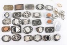 Lot of Belt Buckle Making Material.