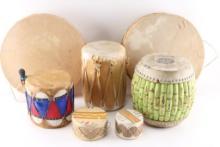 Lot of 15 Indian Drums