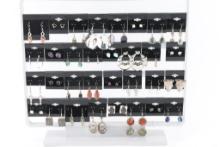 Lot of 32 Pair of Pierced Earrings.