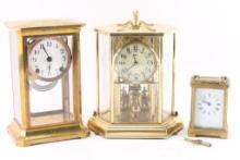 Lot of 3 Clocks