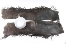 Lot of Leather Chaps & Canteen.