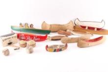 Large Collection of Indian Canoes