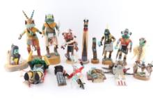 Lot of 13 Kachinas