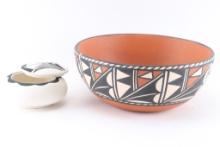 Lot of 2 Native American Pots.