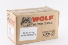 Case of .223 Rem Ammo