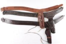 Lot of 3 Belts & Holsters