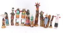 Lot of 12 Hopi Kachinas