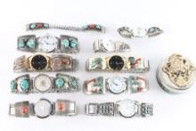 Lot of Native American Made Watches
